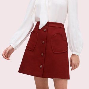 Kate Spade Heart Pocket Skirt